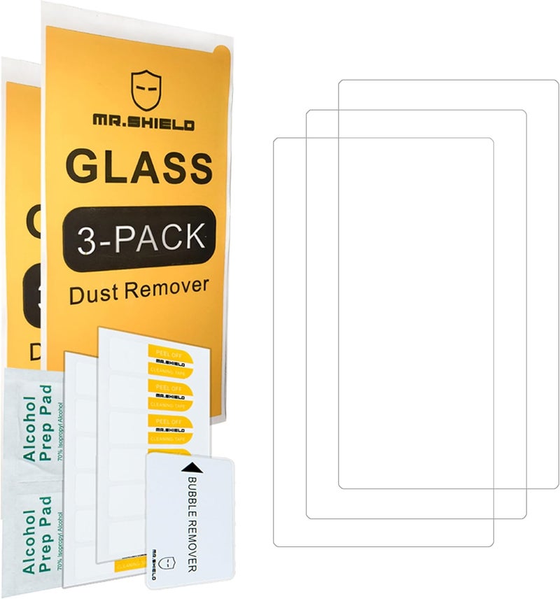 Mr Shield Screen Protector compatible with HiBy R6III 2025 [Tempered Glass] [3-PACK] [Japan Glass with 9H Hardness] - Image 2